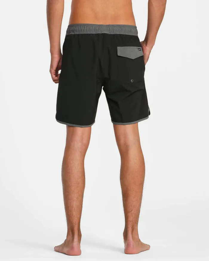 RVCA Boardshorts Eastern Plus Elastic Waist Boardshorts 17034 Black 8211 Men RVCA Boardshorts Eastern Plus Elastic Waist Boardshorts 17034 Black 8211 Men