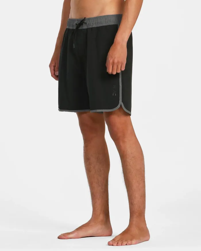 RVCA Boardshorts Eastern Plus Elastic Waist Boardshorts 17034 Black 8211 Men RVCA Boardshorts Eastern Plus Elastic Waist Boardshorts 17034 Black 8211 Men