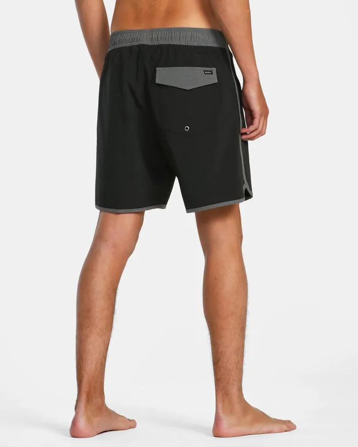 RVCA Boardshorts Eastern Plus Elastic Waist Boardshorts 17034 Black 8211 Men RVCA Boardshorts Eastern Plus Elastic Waist Boardshorts 17034 Black 8211 Men