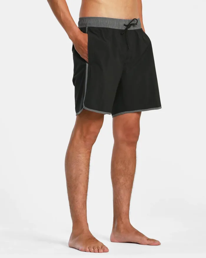 RVCA Boardshorts Eastern Plus Elastic Waist Boardshorts 17034 Black 8211 Men RVCA Boardshorts Eastern Plus Elastic Waist Boardshorts 17034 Black 8211 Men