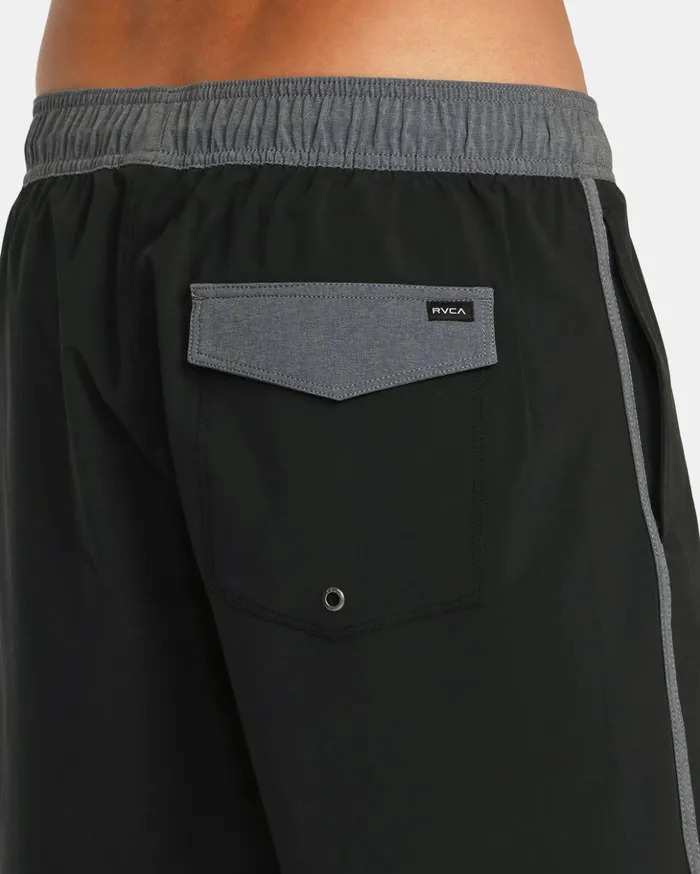 RVCA Boardshorts Eastern Plus Elastic Waist Boardshorts 17034 Black 8211 Men RVCA Boardshorts Eastern Plus Elastic Waist Boardshorts 17034 Black 8211 Men