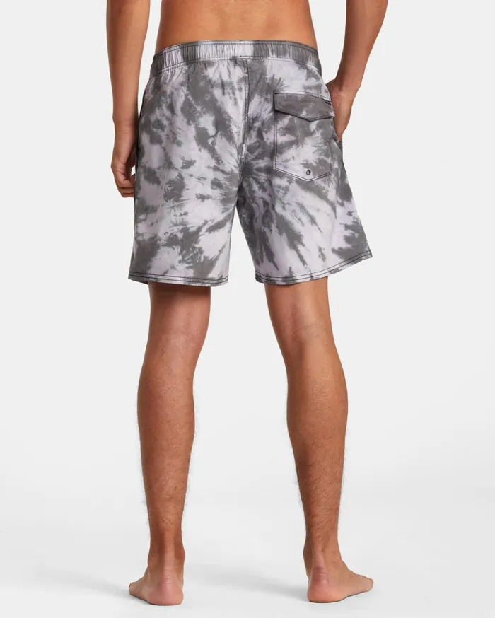 RVCA Boardshorts Manic Elastic Waist Black 8211 Men