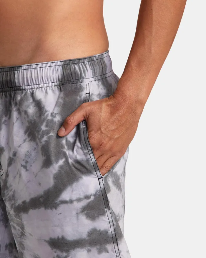 RVCA Boardshorts Manic Elastic Waist Black 8211 Men