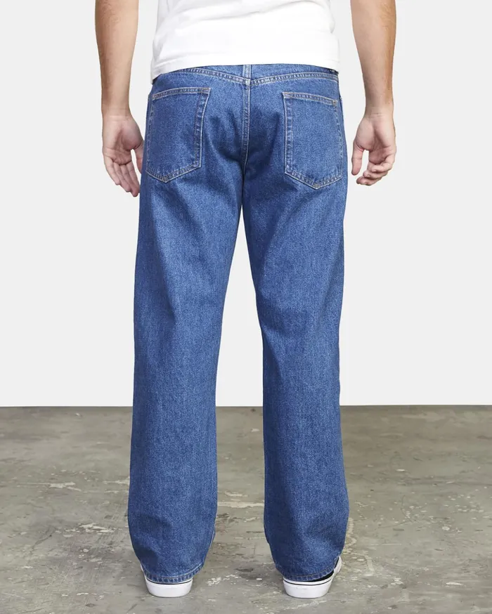 RVCA Denim Americana Relaxed Fit Denim Jeans Blue Collar 8211 Men