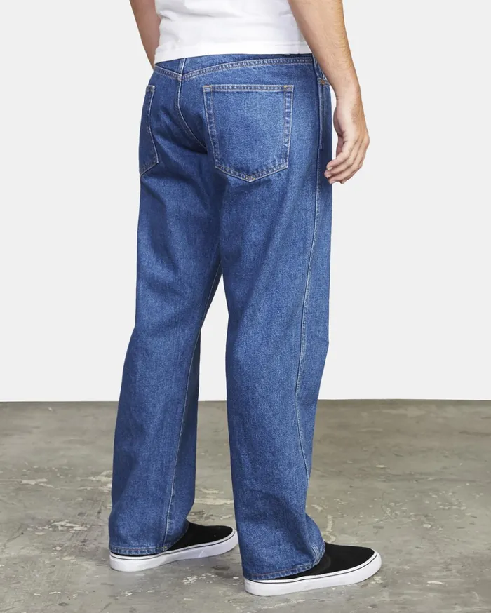RVCA Denim Americana Relaxed Fit Denim Jeans Blue Collar 8211 Men