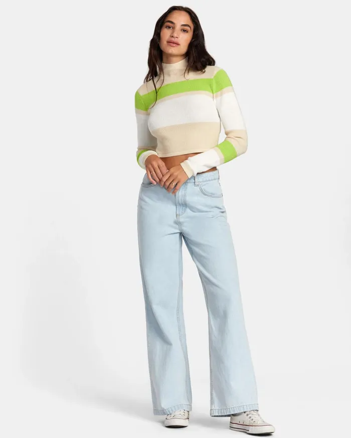 RVCA Denim Coco Denim Jeans Bleach Wash 8211 Women