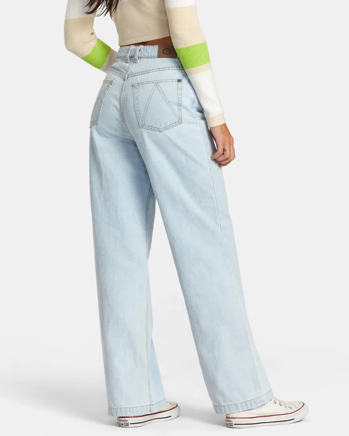 RVCA Denim Coco Denim Jeans Bleach Wash 8211 Women