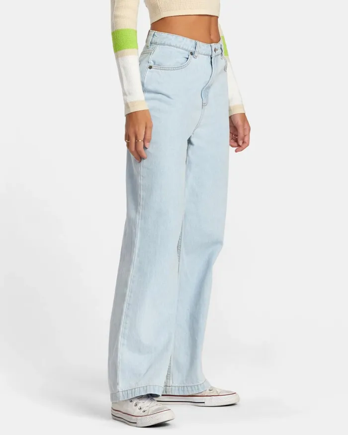 RVCA Denim Coco Denim Jeans Bleach Wash 8211 Women