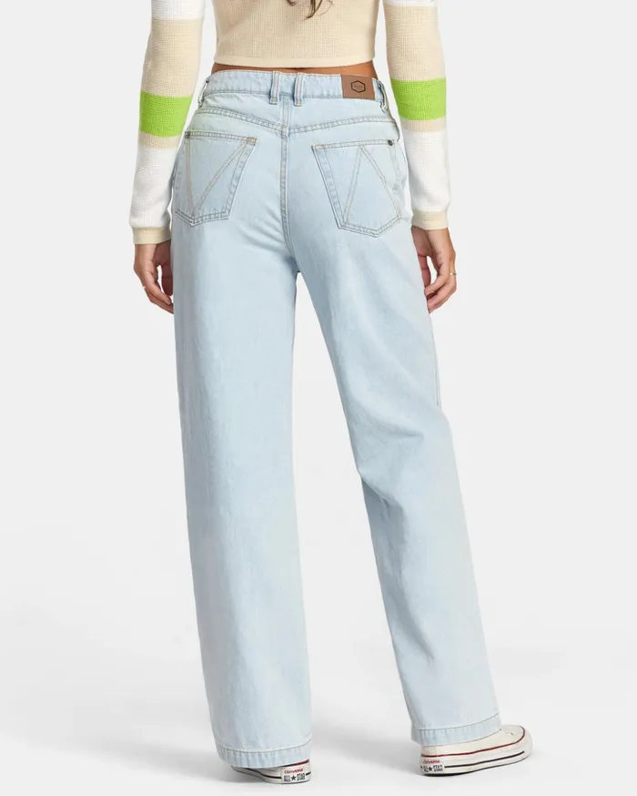 RVCA Denim Coco Denim Jeans Bleach Wash 8211 Women