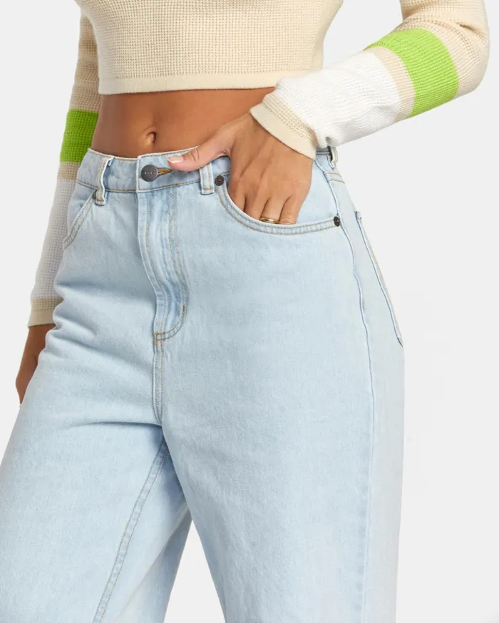 RVCA Denim Coco Denim Jeans Bleach Wash 8211 Women