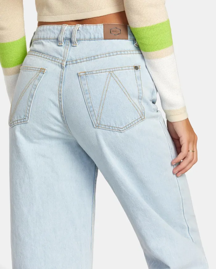RVCA Denim Coco Denim Jeans Bleach Wash 8211 Women