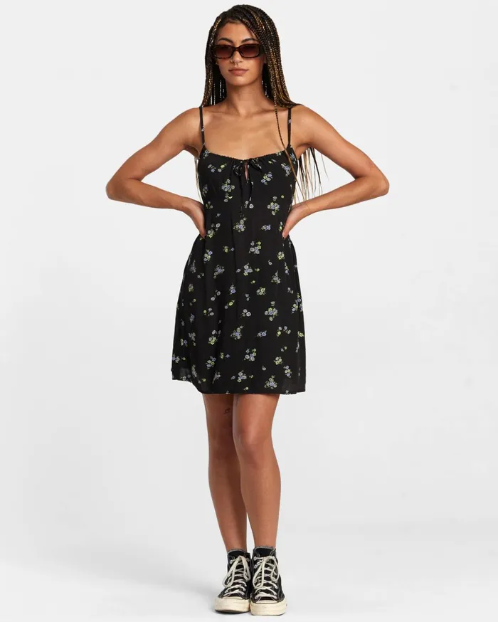 RVCA Dresses Rompers Hillside Mini Dress Rvca Black 8211 Women