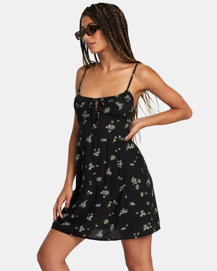 RVCA Dresses Rompers Hillside Mini Dress Rvca Black 8211 Women