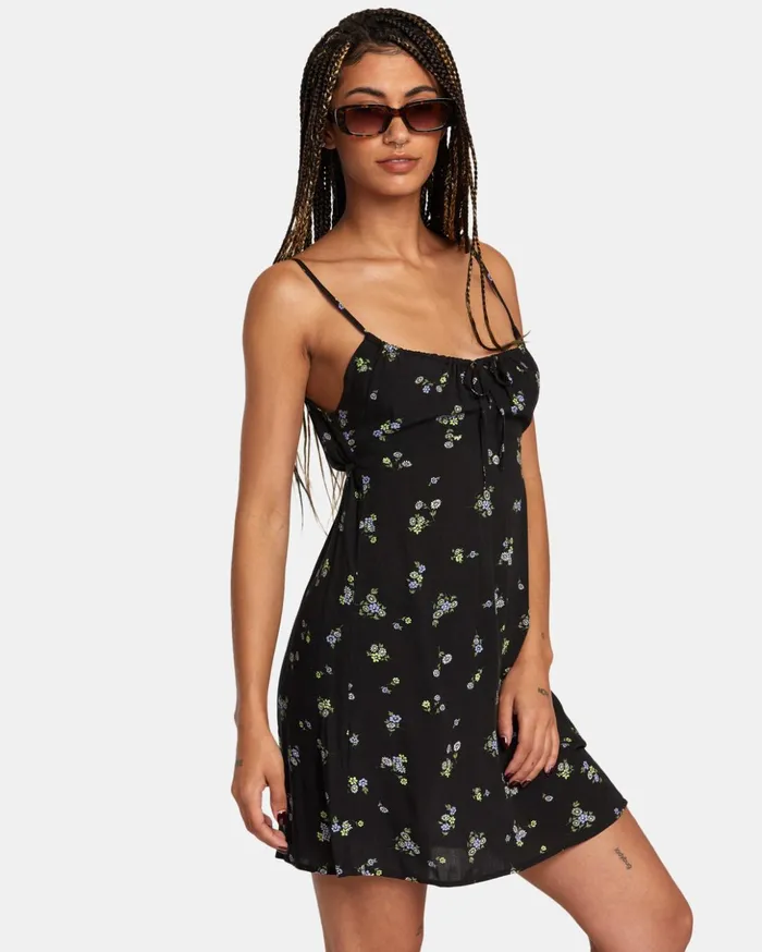 RVCA Dresses Rompers Hillside Mini Dress Rvca Black 8211 Women