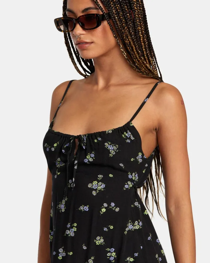 RVCA Dresses Rompers Hillside Mini Dress Rvca Black 8211 Women