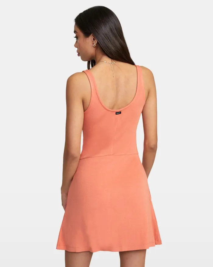 RVCA Dresses Rompers On Repeat Midi Dress Apricot 8211 Women