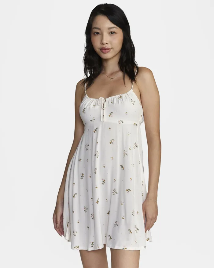 RVCA Dresses Rompers Overtime Sun Dress Cloud 8211 Women