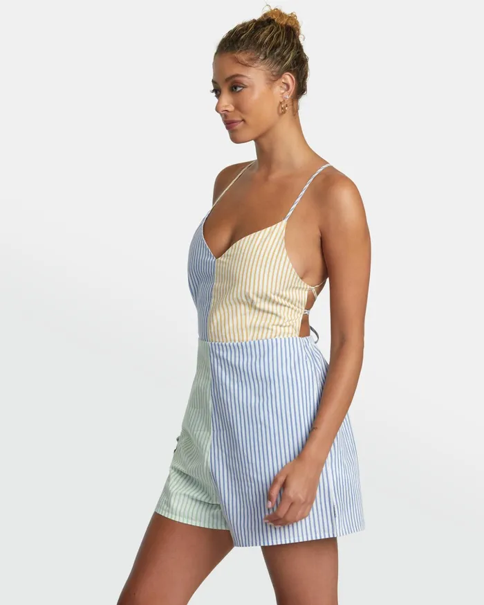 RVCA Dresses Rompers Saturday Romper Multi 8211 Women