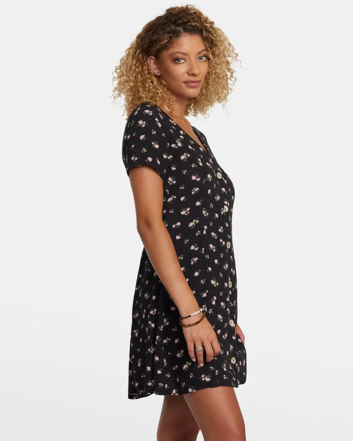 RVCA Dresses Rompers Understated Rose Namajunas Mini Dress Rvca Black 8211 Women RVCA Dresses Rompers Understated Rose Namajunas Mini Dress Rvca Black 8211 Women