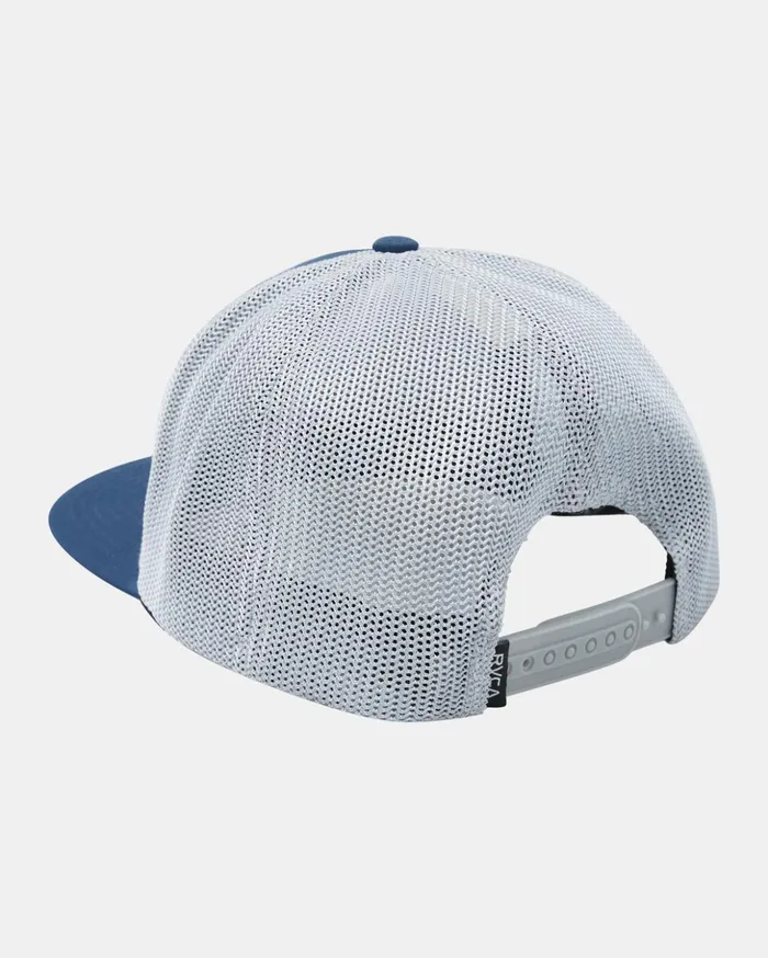 RVCA Hats Beanies All The Way Tech Trucker Hat Slate 8211 Men