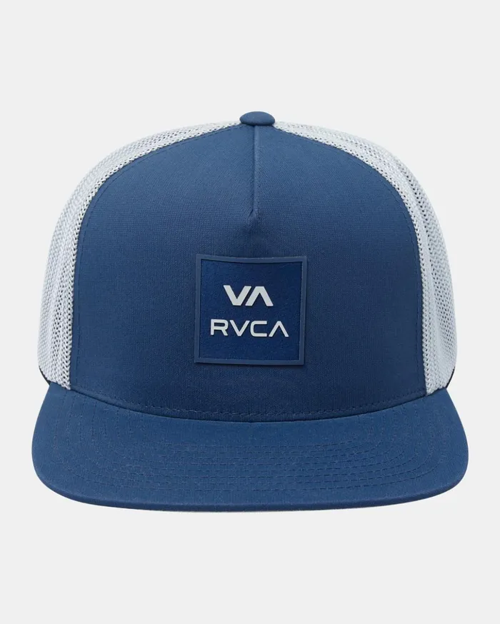 RVCA Hats Beanies All The Way Tech Trucker Hat Slate 8211 Men