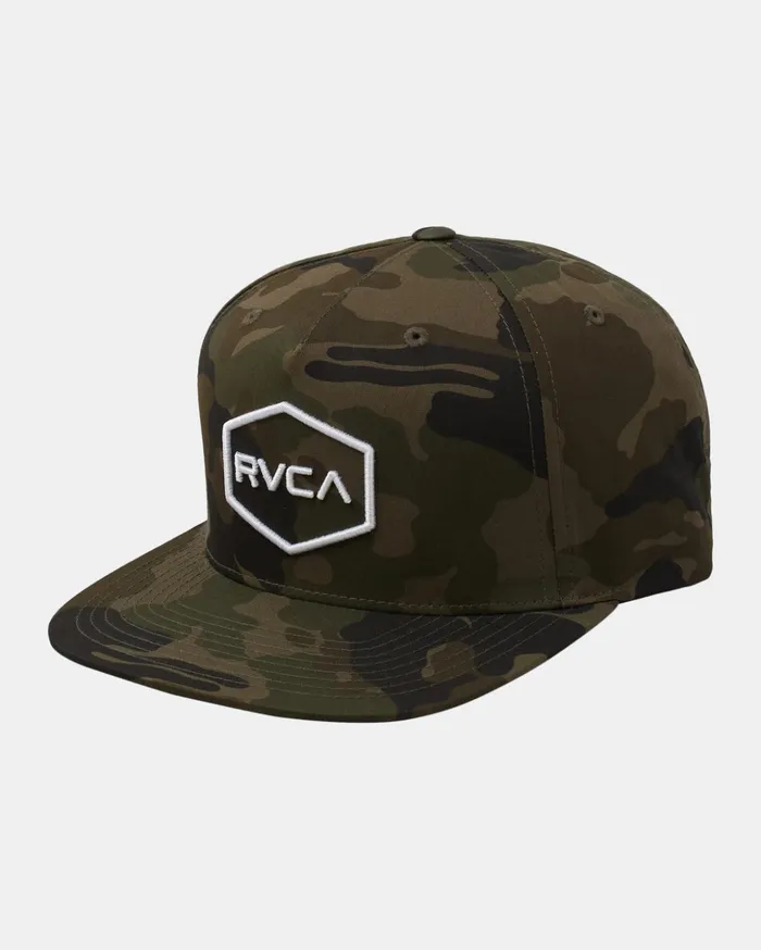 RVCA Hats Beanies Commonwealth Snapback Hat Camo 8211 Men
