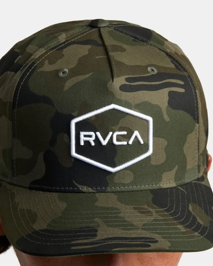 RVCA Hats Beanies Commonwealth Snapback Hat Camo 8211 Men