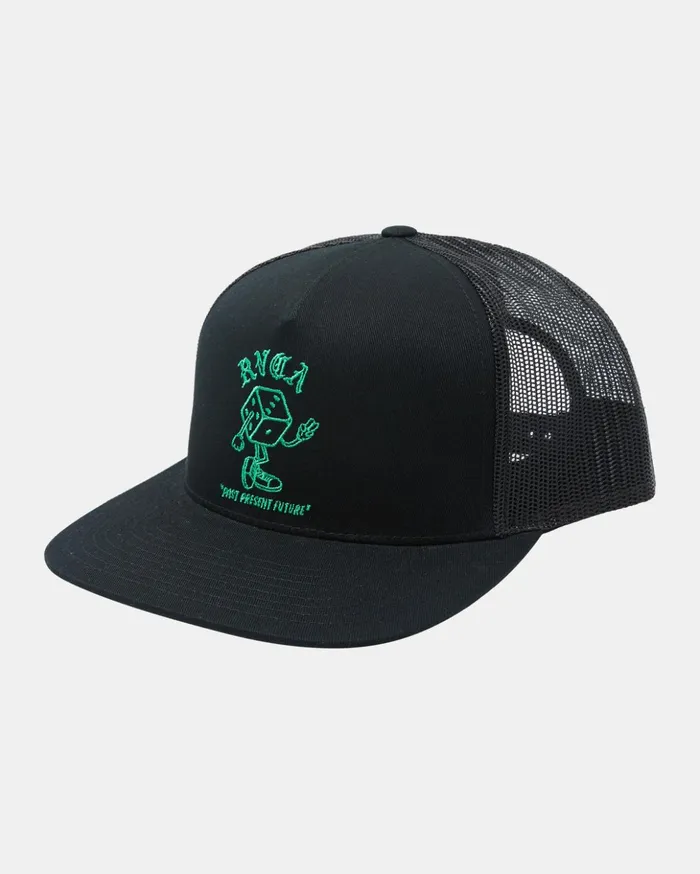 RVCA Hats Beanies Pair O Dice Trucker Hat Black 8211 Men
