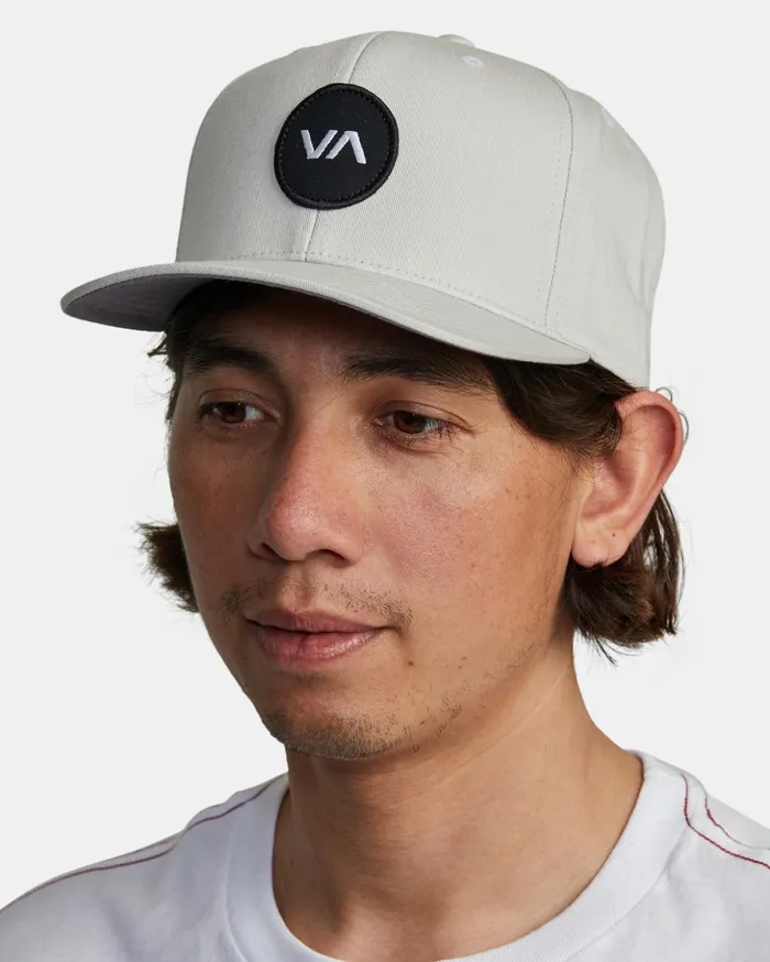 RVCA Hats Beanies VA Patch Snapback Hat Smoke 8211 Men
