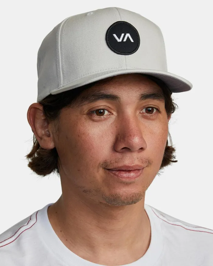 RVCA Hats Beanies VA Patch Snapback Hat Smoke 8211 Men