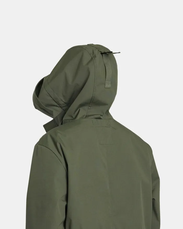 RVCA Jackets Fishtail Raincoat Cactus 8211 Men