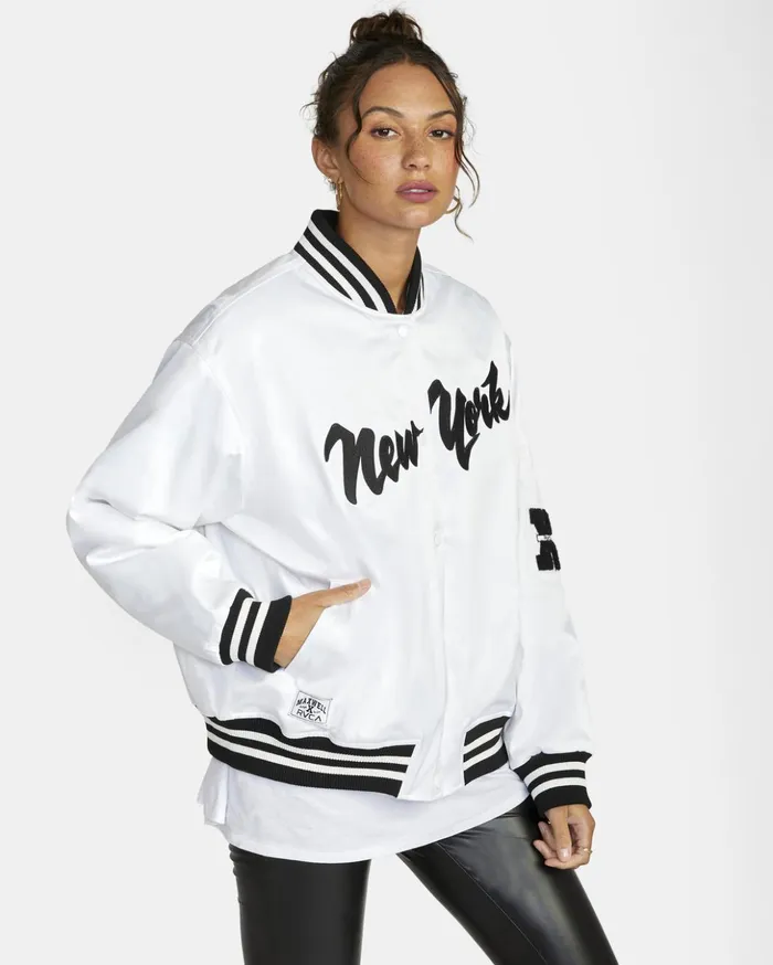 RVCA Jackets Stopper Jacket Whisper White 8211 Women
