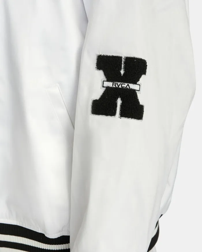 RVCA Jackets Stopper Jacket Whisper White 8211 Women