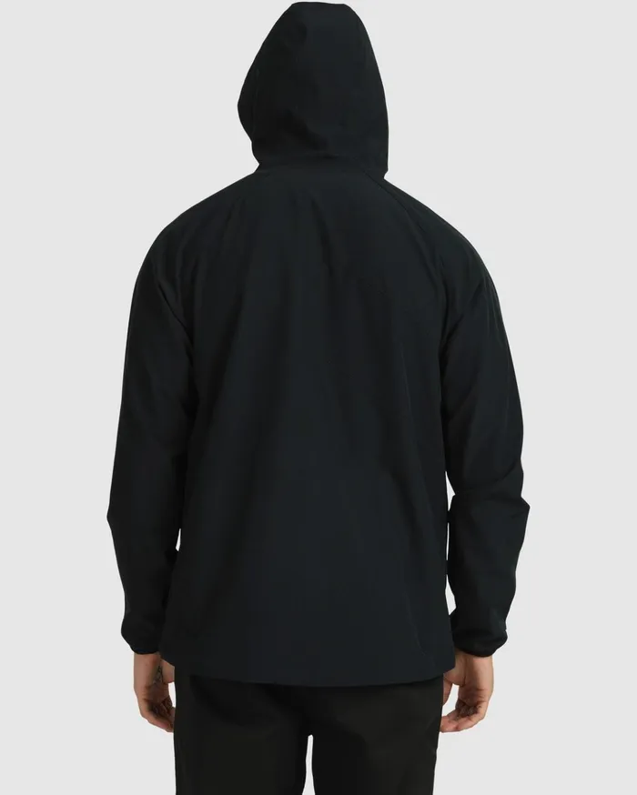 RVCA Jackets VA Windbreaker Jacket Black 8211 Men