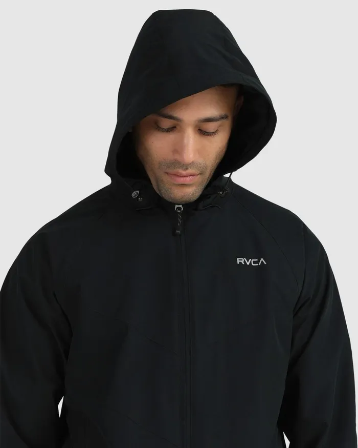 RVCA Jackets VA Windbreaker Jacket Black 8211 Men