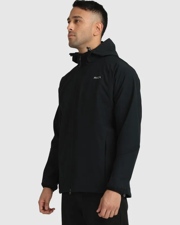 RVCA Jackets VA Windbreaker Jacket Black 8211 Men
