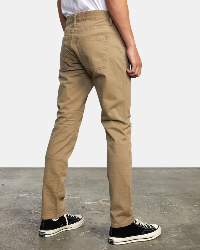 RVCA Pants Daggers Twill Slim Fit Pants Wood 8211 Men