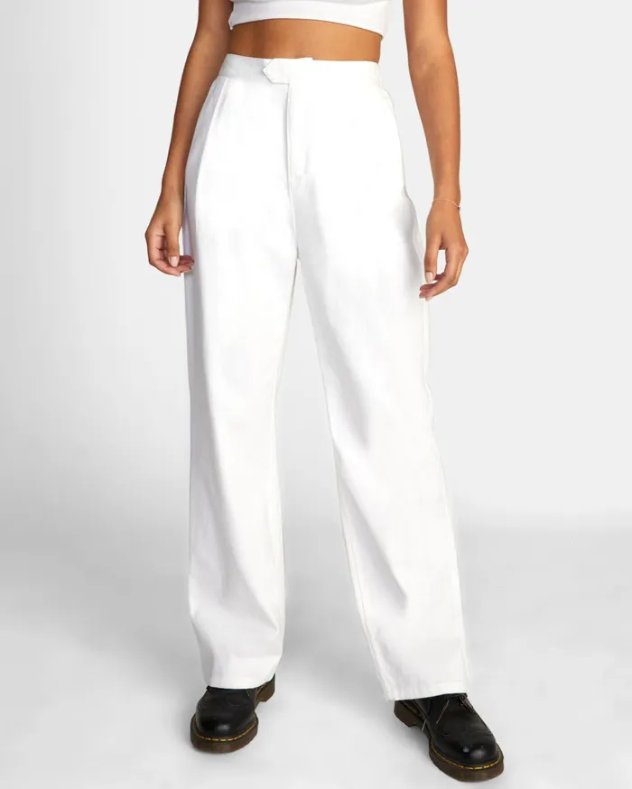 RVCA Pants Pepa Woven Pants Whisper White 8211 Women