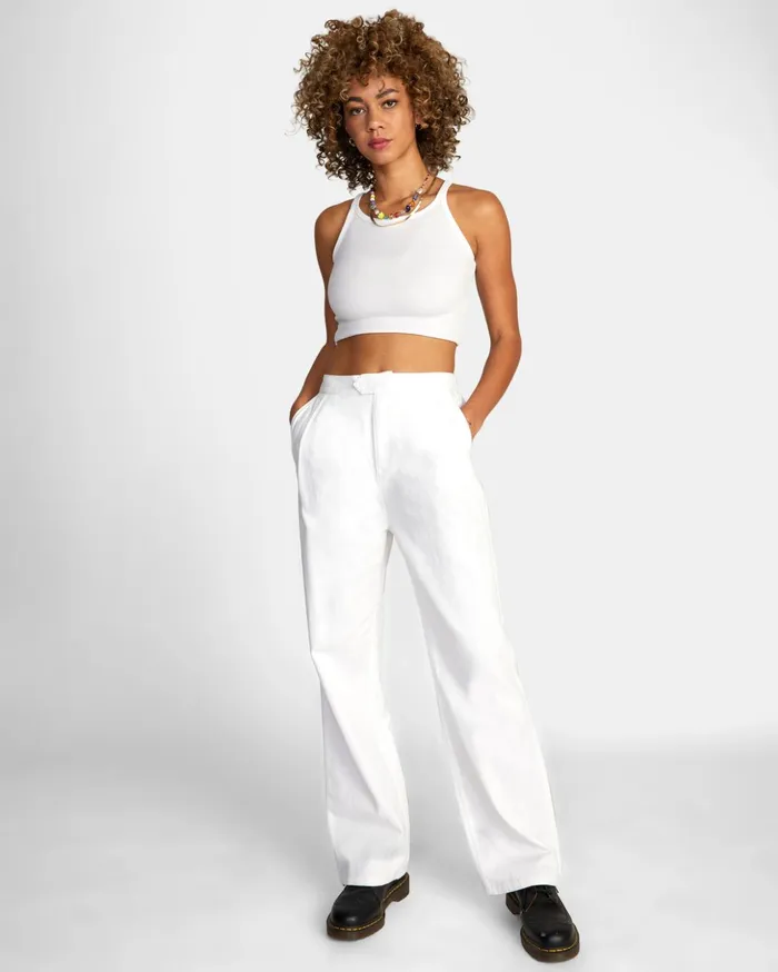RVCA Pants Pepa Woven Pants Whisper White 8211 Women