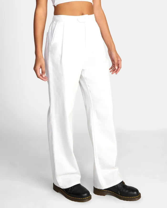 RVCA Pants Pepa Woven Pants Whisper White 8211 Women