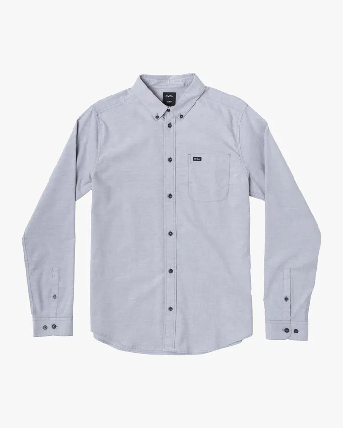 RVCA Shirts Flannels Boy039s Thatll Do Stretch Long Sleeve Shirt Pavement 8211 Boys RVCA Shirts Flannels Boy039s Thatll Do Stretch Long Sleeve Shirt Pavement 8211 Boys