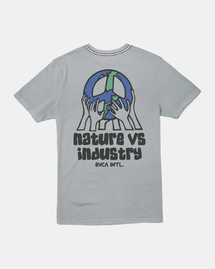 RVCA Short Sleeves Earth Corp Tee Monument 8211 Men