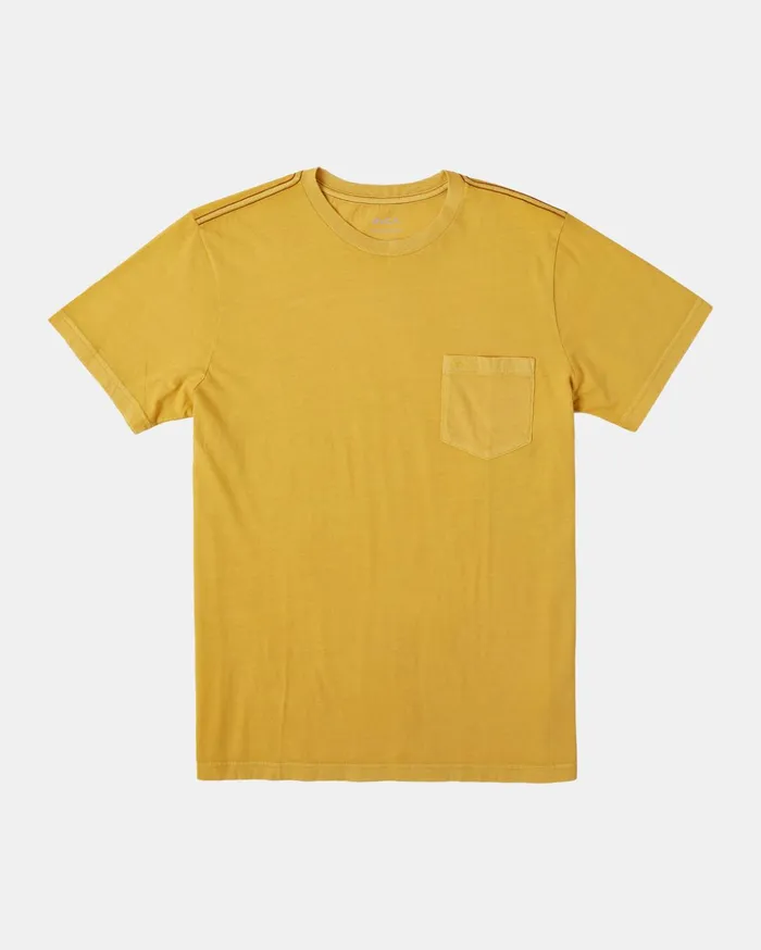 RVCA Short Sleeves PTC II Pigment Tee Bamboo 8211 Men