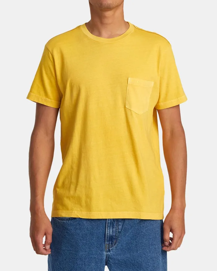RVCA Short Sleeves PTC II Pigment Tee Bamboo 8211 Men