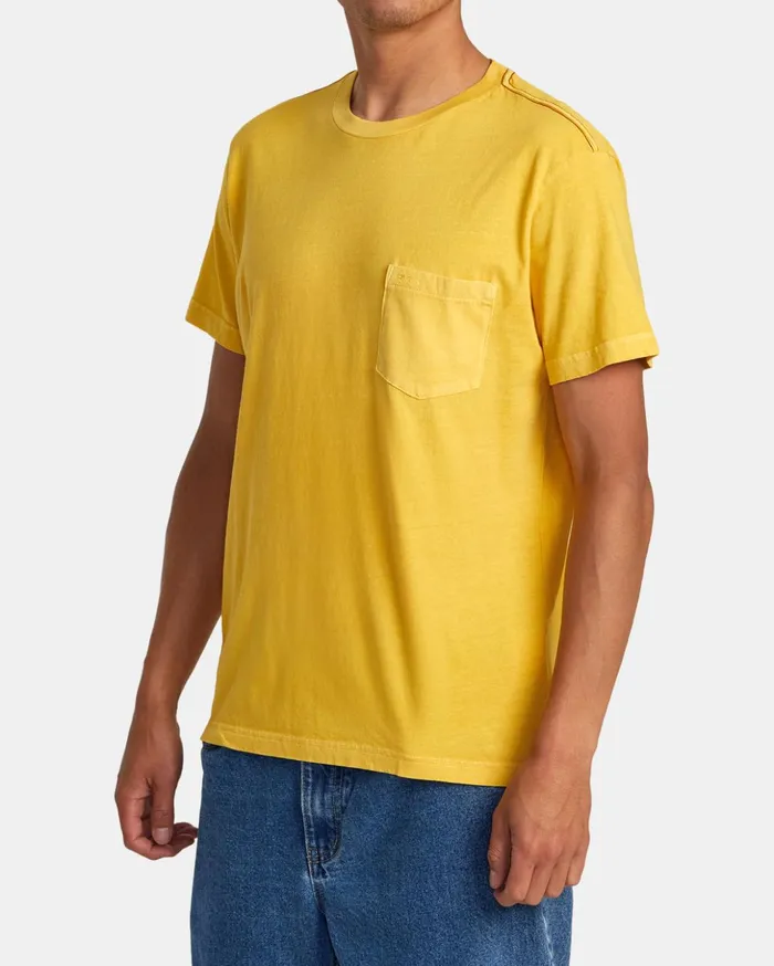 RVCA Short Sleeves PTC II Pigment Tee Bamboo 8211 Men