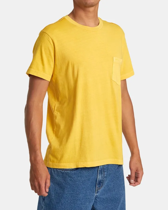 RVCA Short Sleeves PTC II Pigment Tee Bamboo 8211 Men