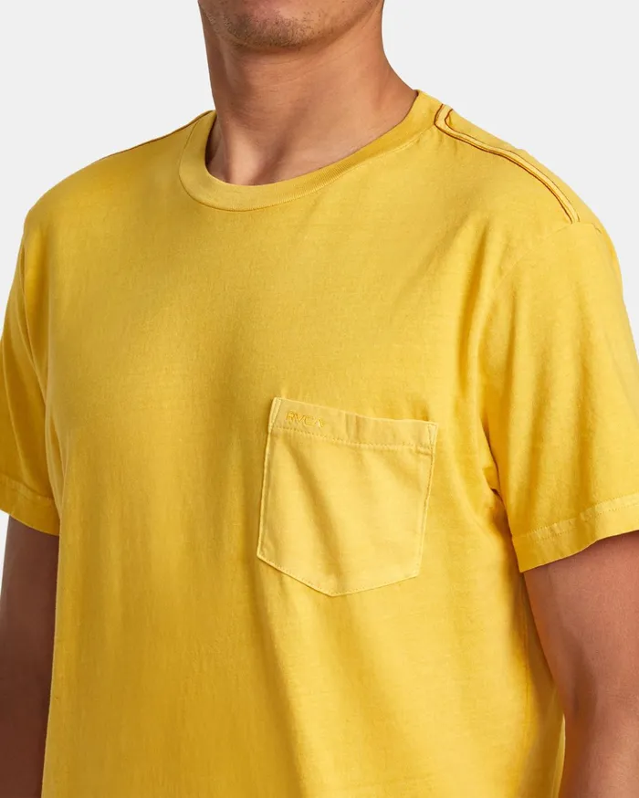 RVCA Short Sleeves PTC II Pigment Tee Bamboo 8211 Men