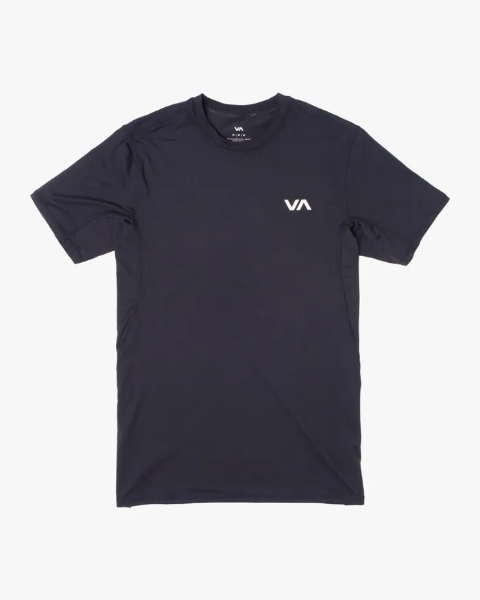 RVCA Short Sleeves Sport Vent Performance Tee Black 8211 Men