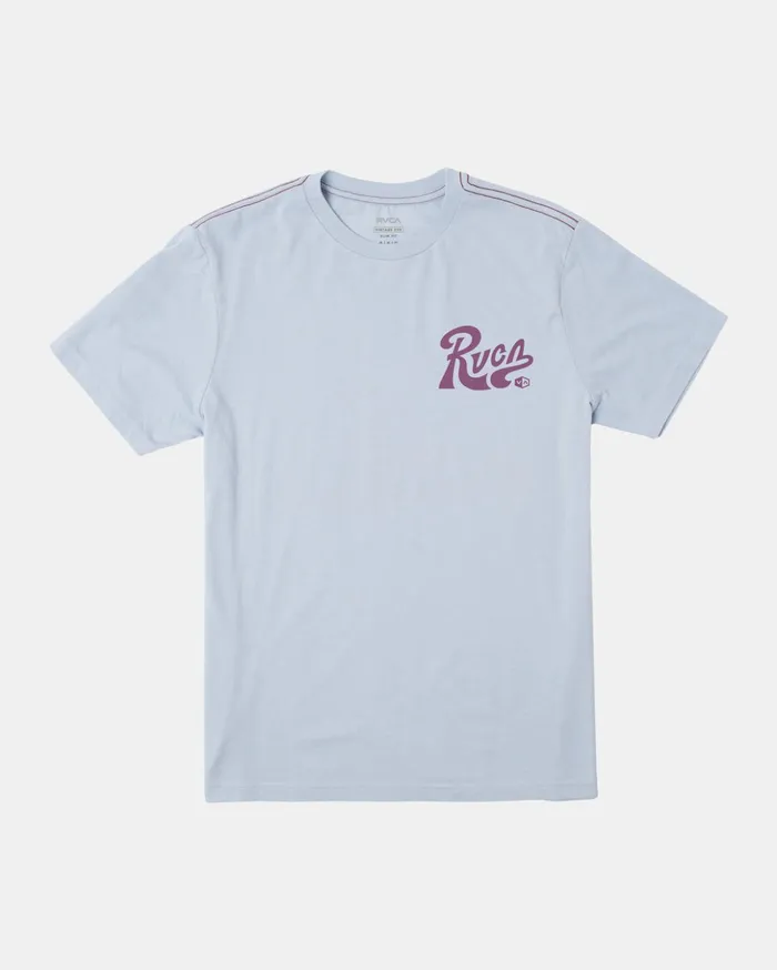 RVCA Short Sleeves Tactix Tee Deja Blue 8211 Men