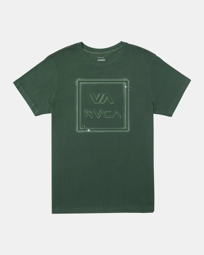 RVCA Short Sleeves VA All The Way TShirt College Green 8211 Men